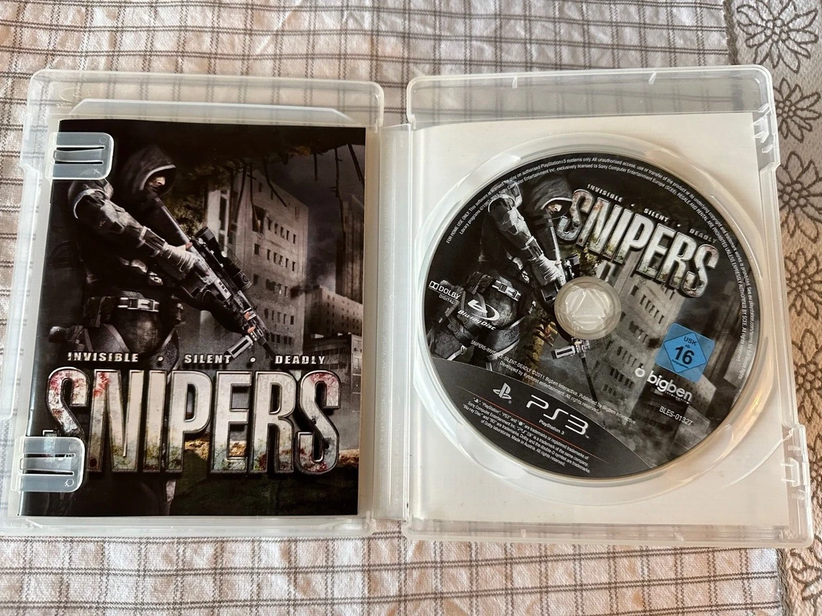 Snipers Invisible Silent Deadly Sony Playstation 3 PS3 Free Region ESPAÑOL CIB