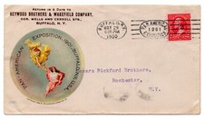 US 1900 PAN AMERICAN EXPOSITION CANCEL ON COLORFUL ADVERTISING COVER