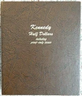 1964 to 1986 KENNEDY HALF DOLLAR PARTIAL SET  (34 COINS)  IN DANSCO ALBUM