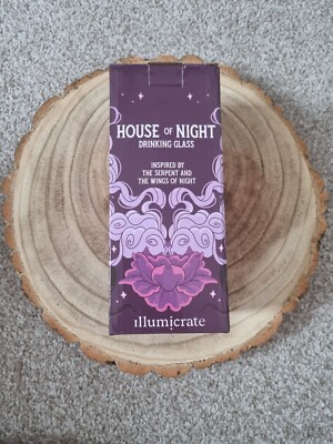 Illumicrate House of Night Drinking Glass, Brand New