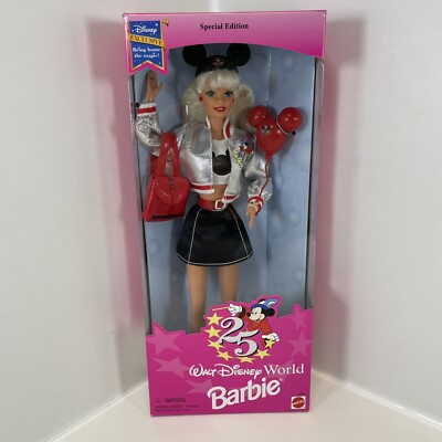 1996 Walt Disney World 25th Anniversary Barbie Doll Special Edition #16525  New