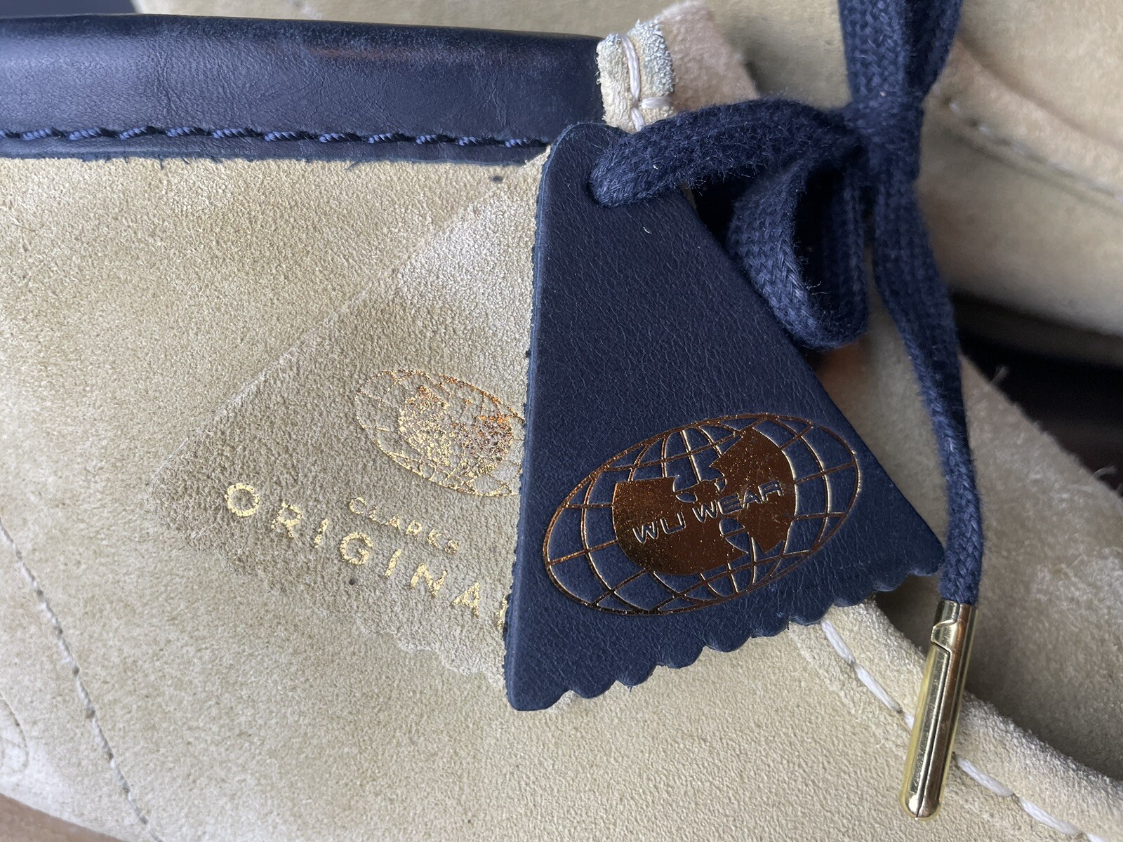 Clarks x Wu Tang Clan Wallabee Navy Multi, Where To Buy, TBC