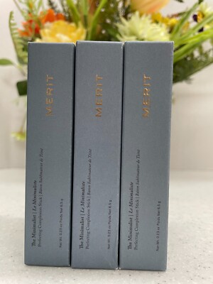 MERIT The Minimalist Perfecting Complexion Foundation/Concealer Stick NIB 6.5 g