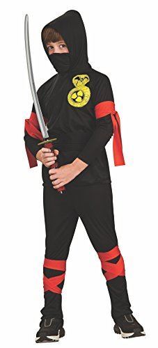 RUBIES 881900 rubies cost black ninja fasce rosse s(us) 3/5