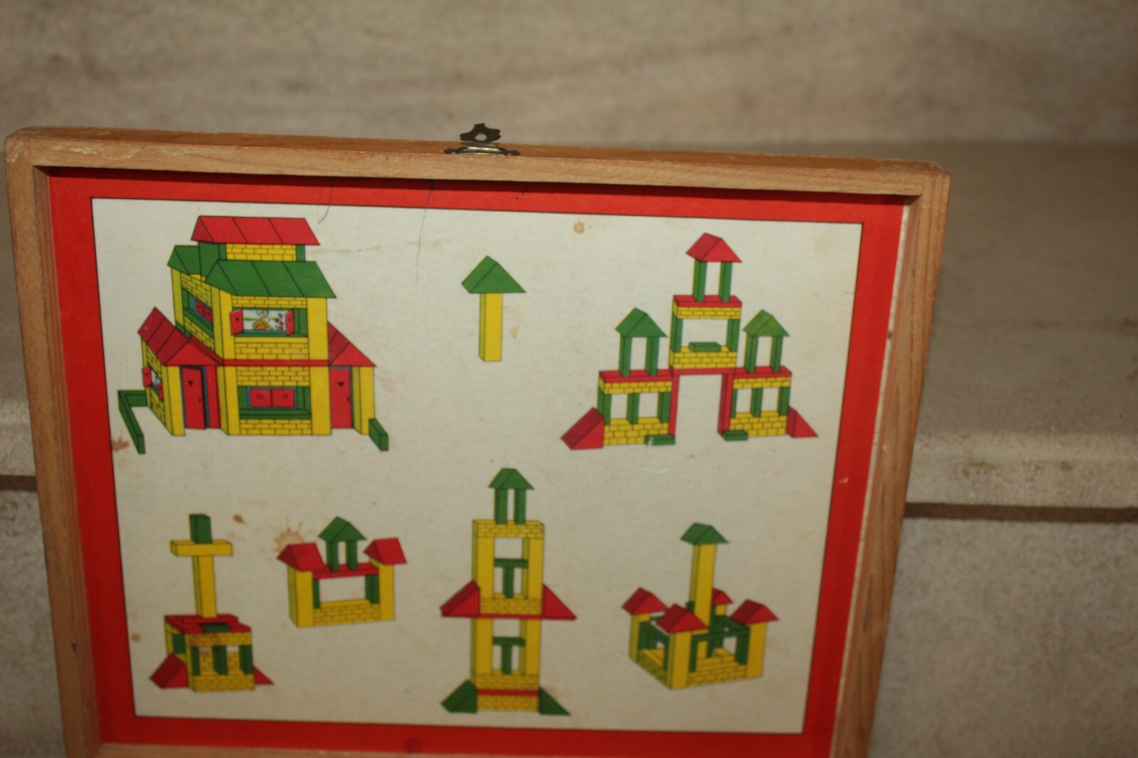 ANCIEN JEU JOUET de constructions en bois EUR 10,00 - PicClick FR