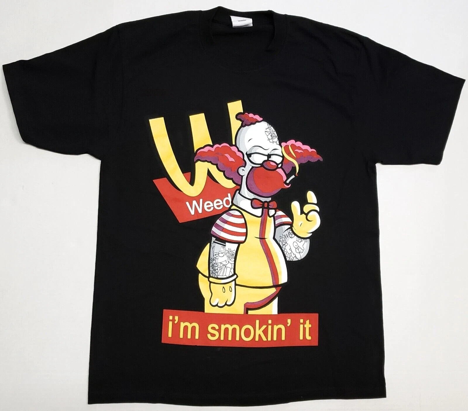 Marijuana T-shirt Weed I'm Smokin' It Blunt 420 Smoke Men's Tee Black New