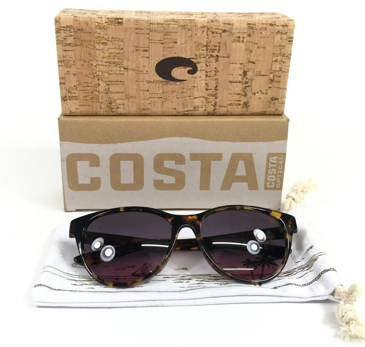 Costa Sunglasses Catherine 06S2012 20120257 Tortoise Brown w/ Rose