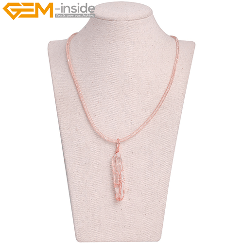 Natural Life Tree Chakra Rock Quartz Jewelry Pendant Necklace16'' Energy Healing - Picture 28 of 30