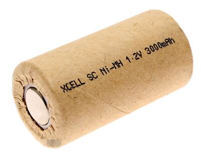 1,2 Volt 3000mAh Sub-C Ni-Mh Akku Zelle Pappmantel | 1,2V
