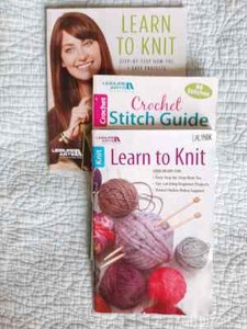 Lot 3 Leisure arts Learn to Knit Crochet Stitch Guide