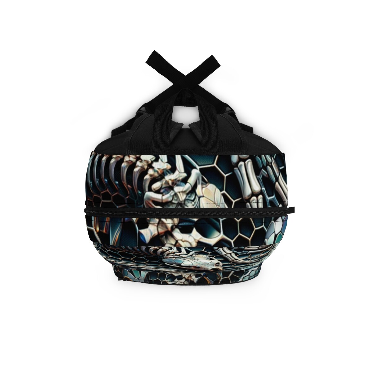 Backpack School Bookbag Futuristic Skeletal Snakeskin Snake