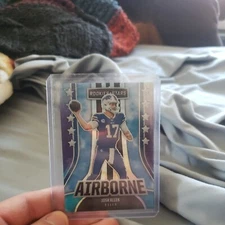 2023 Panini Rookies & Stars - Airborne Pink Prizm #AI-4 Josh Allen /75