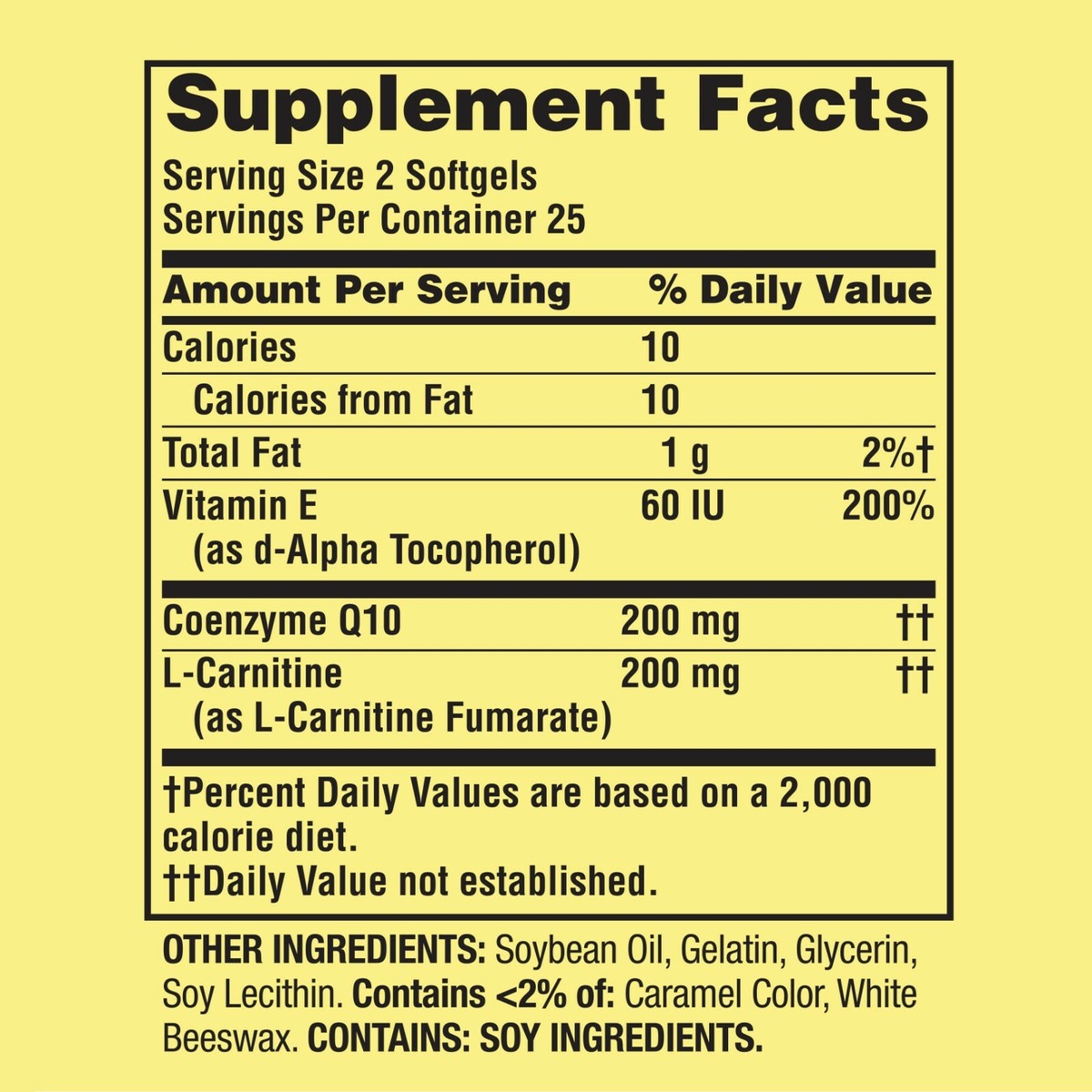 spring valley l carnitine Acetyl L-Carnitine HCl and Alpha Lipoic Acid Dietary Supplement, 50 Count HSA/FSA Eligible Spring Valley CoQ-10 plus L-Carnitine
