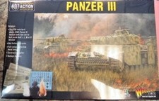 Panzer III German Army WWII Bolt Action WWII Warlord Games 1/56 Model New 