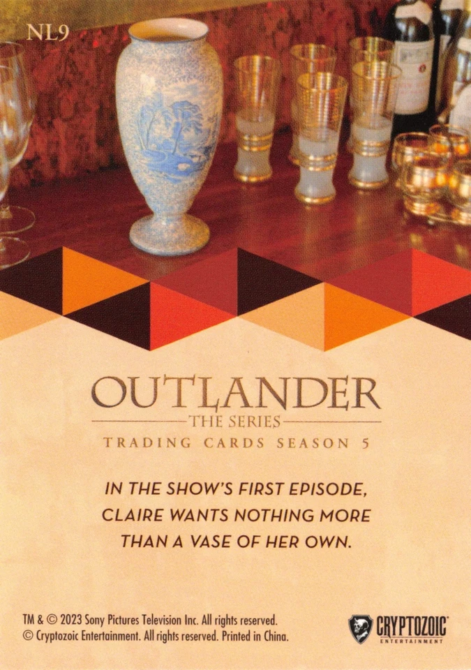 Outlander Season 5 (2023) NEVER MY LOVE Insert Card NL9 / THE PEOPLE SHE LOVES - Image 2 of 2