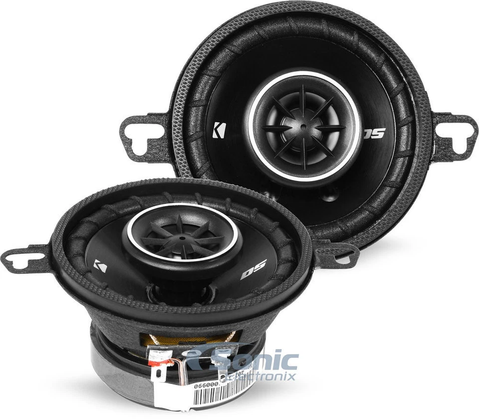 2) Kicker 43DSC3504 3-1/2" 3.5" 80W 2-Way Car Audio Speakers DSC35 DS35 Coaxial - Изображение 2 из 4