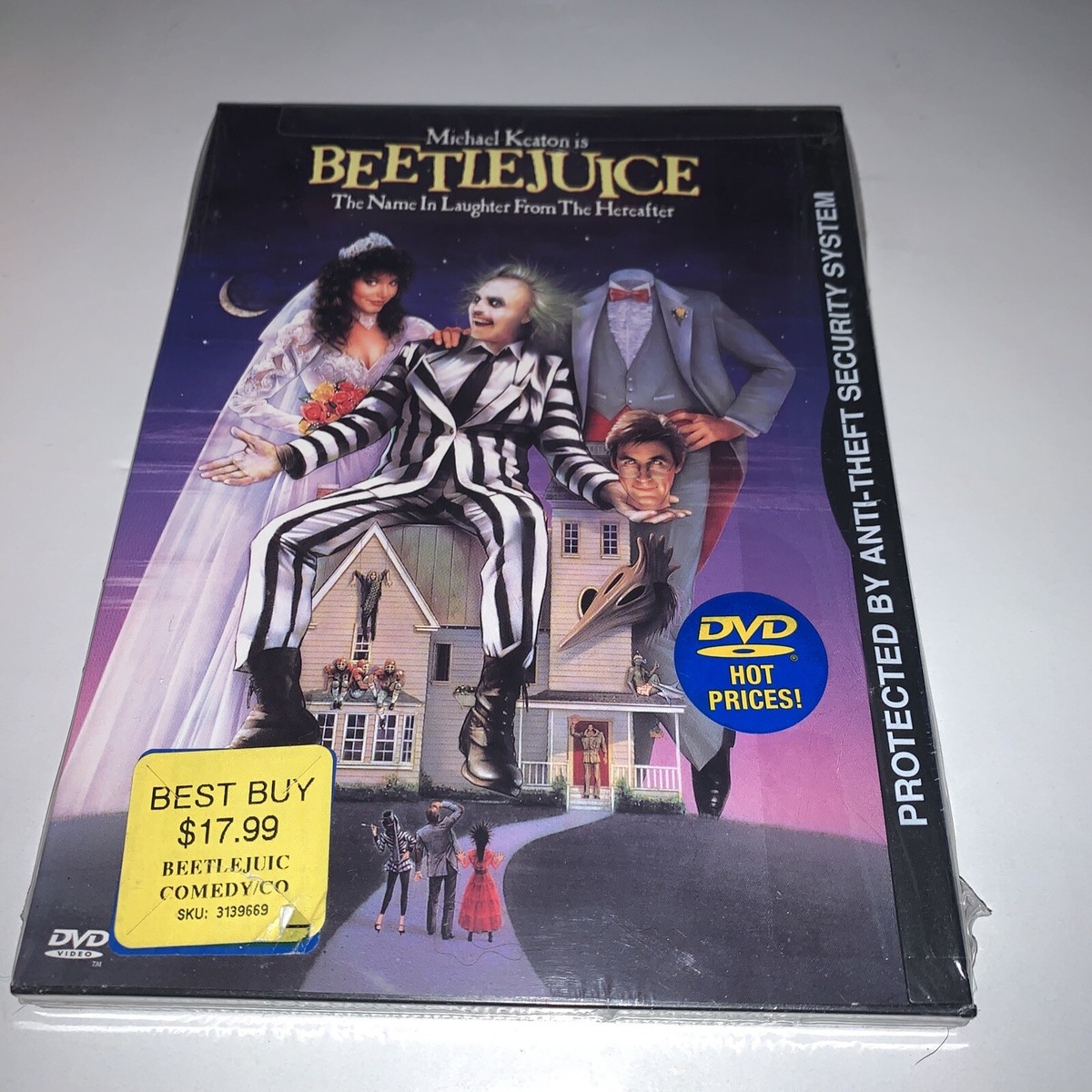 BEETLEJUICE (1997 DVD, Standard and Widescreen) Michael Keaton NEW