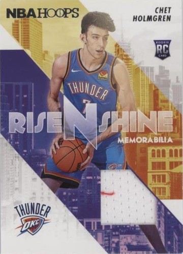 2022-23 Panini NBA Hoops Chet Holmgren Tribute Rookie RC Base #282