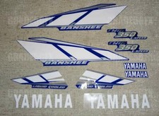 2001 Yamaha Banshee Bluewhitesilver Decals Stickers Quad Graphics 10pc Atv 01