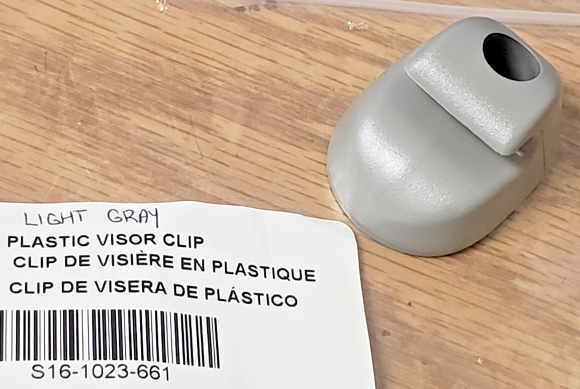 けい NEW GENUINE PACCAR OEM KENWORTH PETERBILT LIGHT GRAY SUNVISOR CLIP