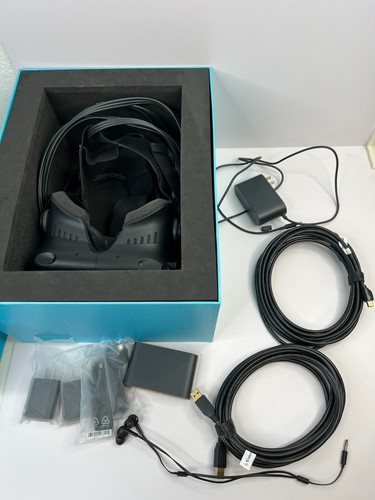 HTC Vive Virtual Reality Headset, link box, power cord, USB, HDMI, Earbud *READ* - Picture 2 of 15