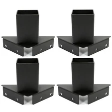 4 Pack Compound Angle Heavy Duty Deer Elevator Brackets Tree Stand Powder coated