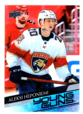 2020-21 Upper Deck Clear Cut Parallel Young Guns #716 Aleksi Heponiemi RC