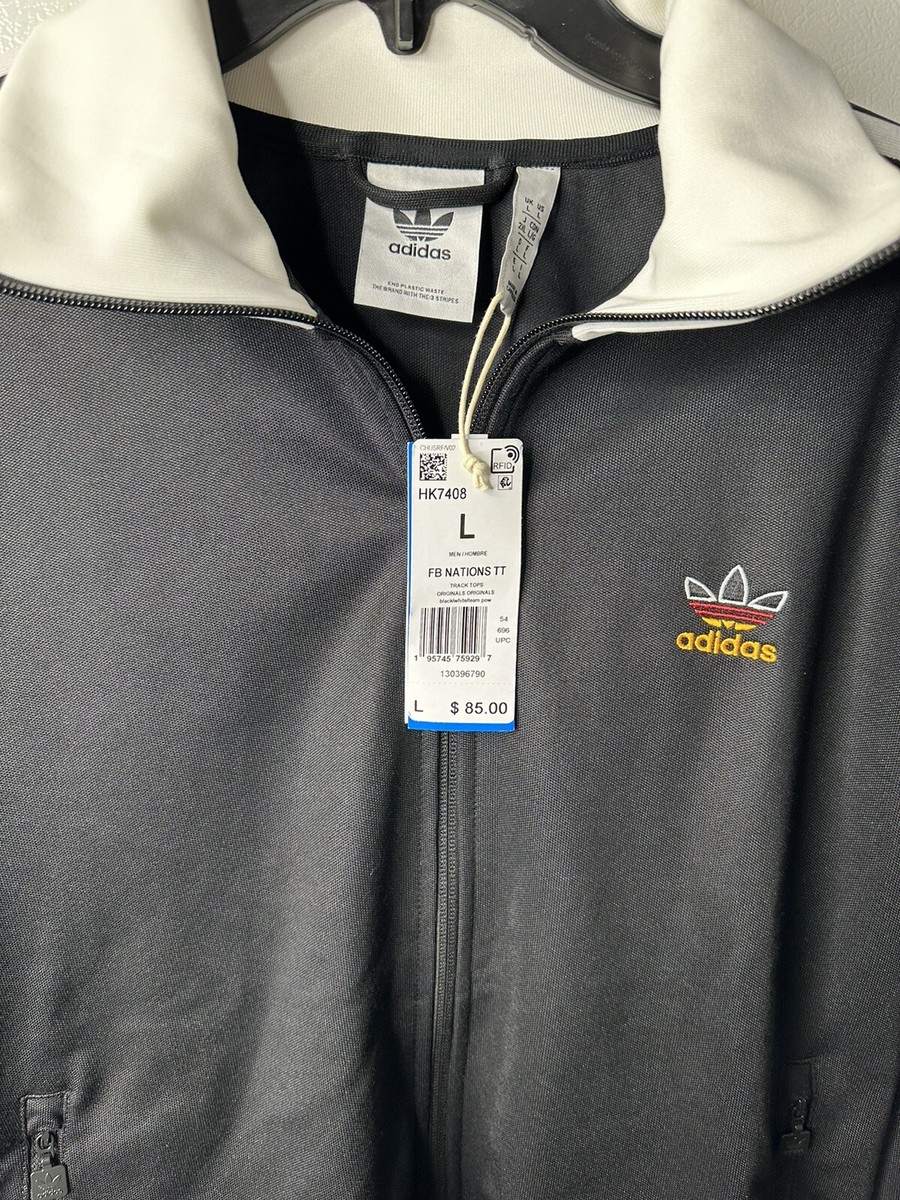 Adidas Beckenbauer Track Jacket FB Nations Full Zip HK7408 Adidas Beckenbauer Track Jacket FB Nations Full Zip HK7408