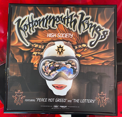 KOTTONMOUTH KINGS HIGH SOCIETY CD/LP OFFICIAL PROMO FLAT POSTER