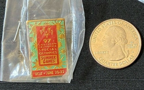 1997 Southern California Summer Special Olympics Pin - Free Shipping - Picture 2 of 2