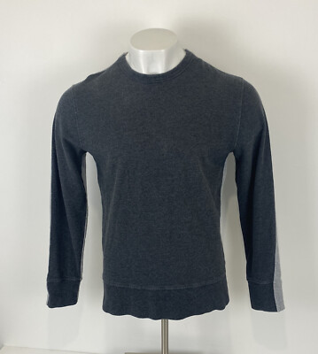 YMC You Must Create Pullover grau zweifarbig Gr. Large Herren Sweatshirt Sweater Crew