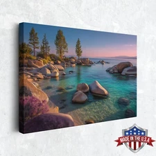 The Calm Between Stones Wall Art, Canvas Print for Home Decor, Wall Decor Poster