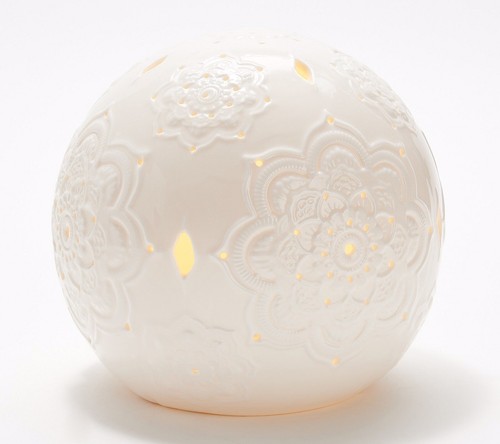 Barbara King Mandala Porcelain Sphere