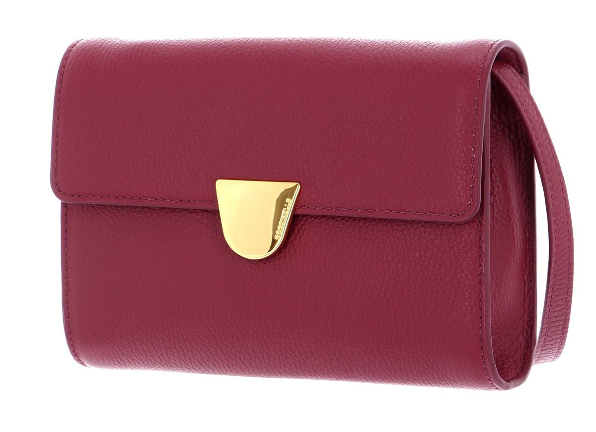 Coccinelle Coccinelle Ever Mini Bag Grained Leather Crossbody Bag New