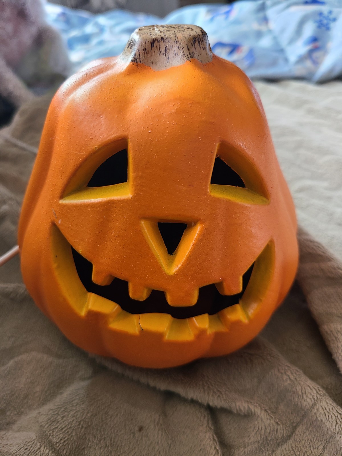 The Paper Magic Group Battery Operated Light Up Pumpkin Blow Molds 1998