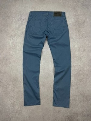 Jacob Cohen Jeans Nick Slim Mens W34 Light Blue Italy