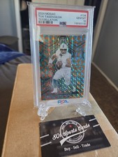 2024 Mosaic Tua Tagovailoa Tessellation Prizm 12/15 PSA 10 Pop 2 Case Hit 