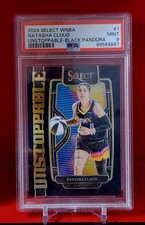 2024 Panini Select WNBA NATASHA CLOUD #1 Unstoppable Black Pandora /8 PSA 9 MT🔥