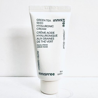 Innisfree Green Tea Seed Hyaluronic Cream 1.01 fl oz /30 mL Mini Travel Size
