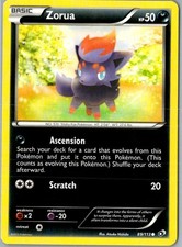 Zorua Common Legendary Treasures 89/113 NM on eBay