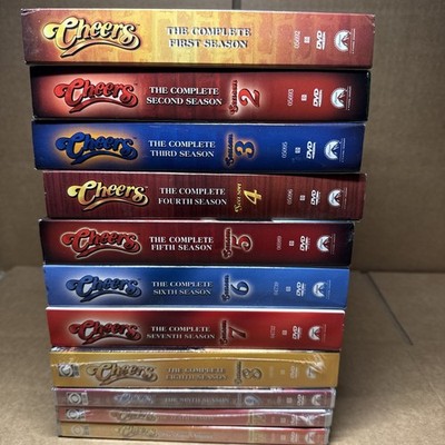 Lot Of 11 - CHEERS - Seasons 1-11, Complete DVD SET, 1982 Series, Tested & Works