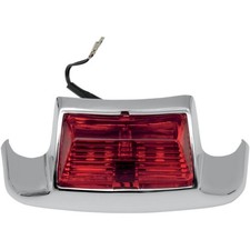 Drag Specialties 2040-0582 Rear Fender Tip Light - Light with Red Lens