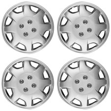 15 Push-on Silver Wheel Cover Hubcaps For 1998-2002 Honda Accord