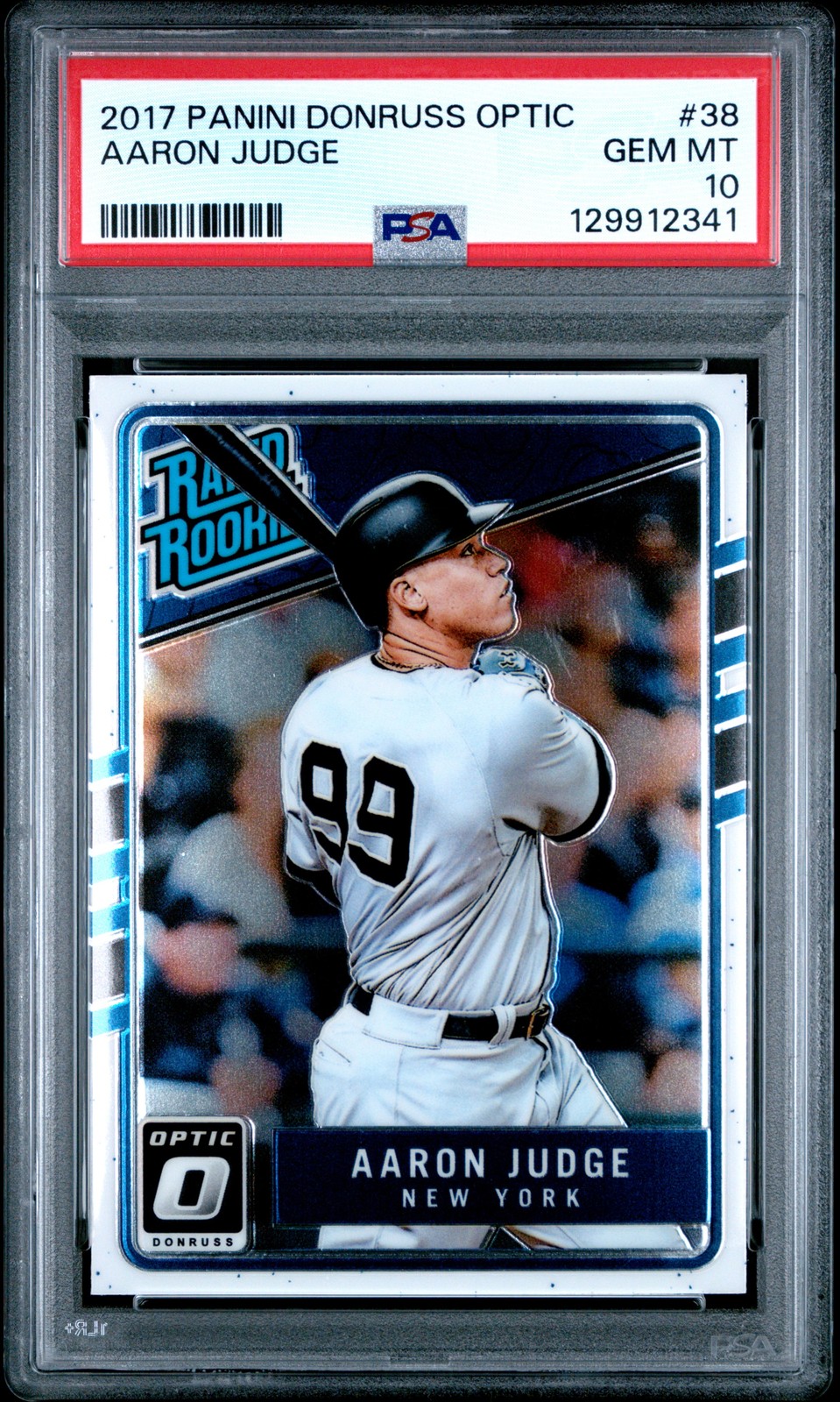 2017 PANINI DONRUSS OPTIC #38 AARON JUDGE PSA 10