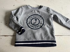 Boy's JACADI Size 5 Gray/Navy Blue Sweatshirt