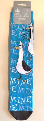 BNWT Disney Parks Finding Nemo - Mine Mine Crew Socks 1 Pair Adult