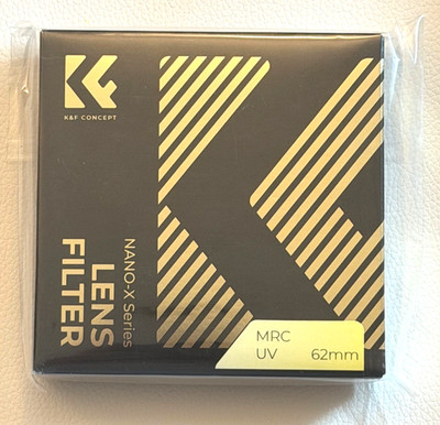 K&F CONCEPT Nano X-Serie MRC UV Filter 62mm Schott-Glas KF01.986 NEU und OVP