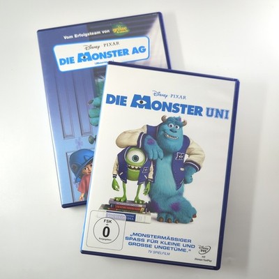 Die Monster AG + Die Monster Uni (DVD) Gebr. - Teil 1+2, PIXAR, Disney
