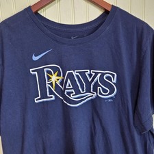 Tampa Bay Rays Shirt Mens XL Blue MLB Baseball Nike Eflin 24 Graphic Tee