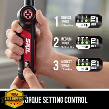 SKIL Twist 2.0 4V Screwdriver Pivoting Head 28 PC Bit Set